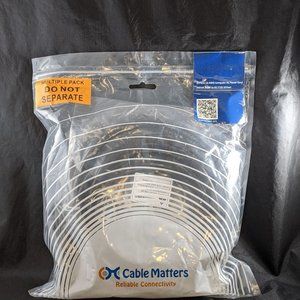 2 pack of 3 prong computer power cables